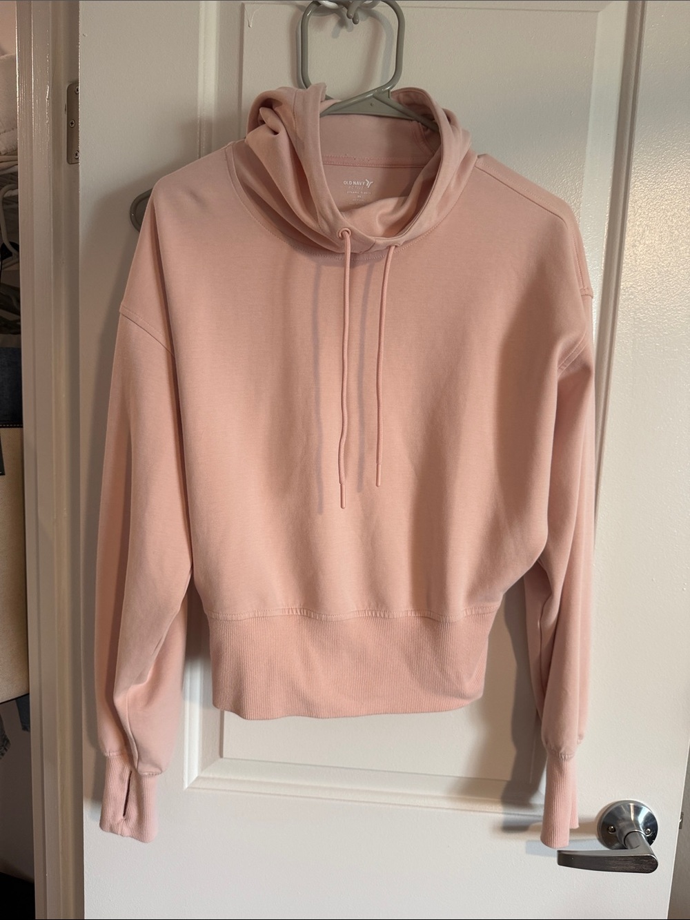 Old Navy active Blush Pink Cropped Hoodie